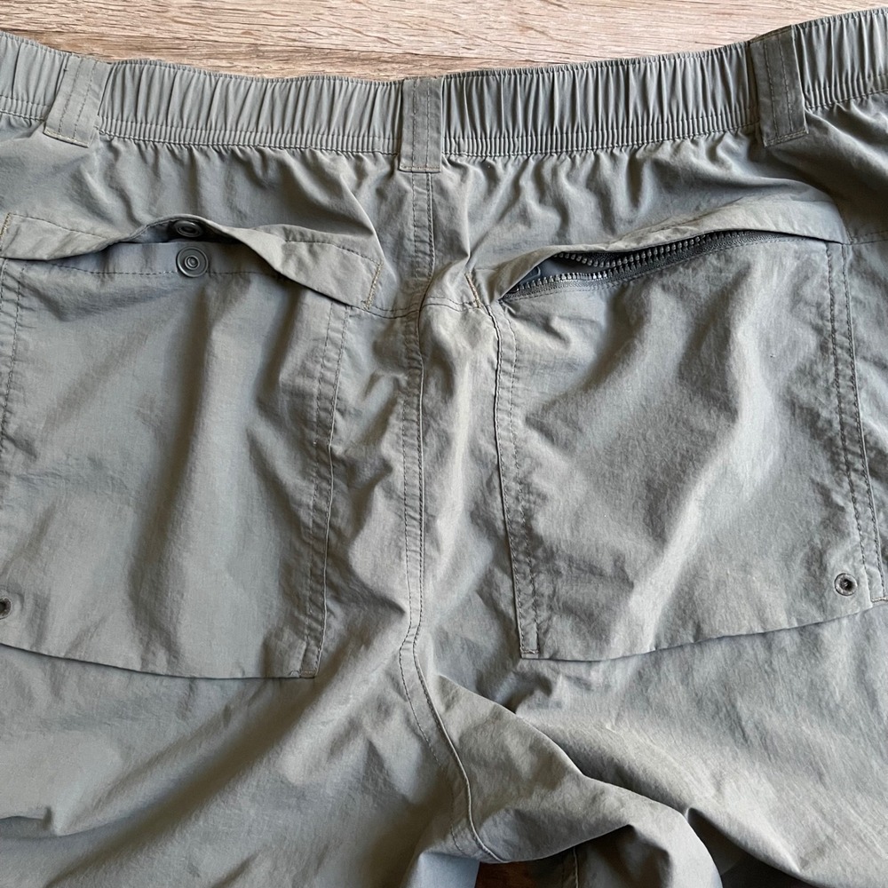 REI Co-op Cargo Hiking Pants Mens 40x32 Grey Sahara Nylon Outdoor Gorpcore - Picture 10 of 12